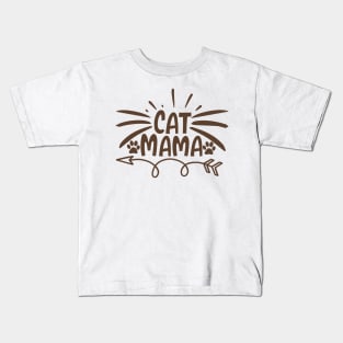 Cat mama Kids T-Shirt